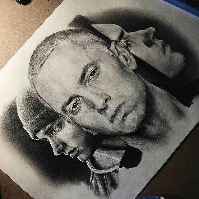 Тату Эминем эскиз