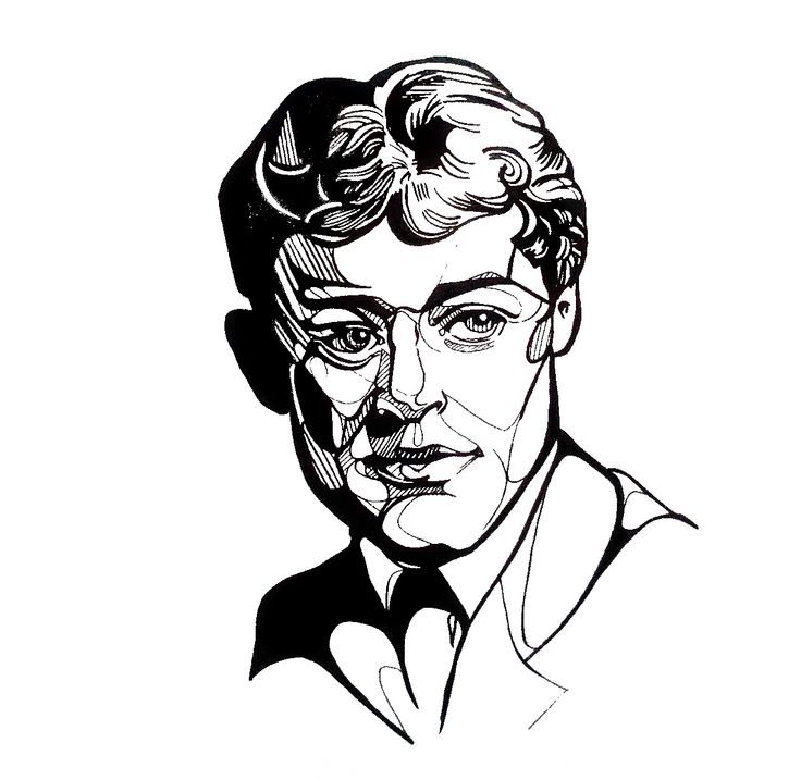 Есенин портрет Графика