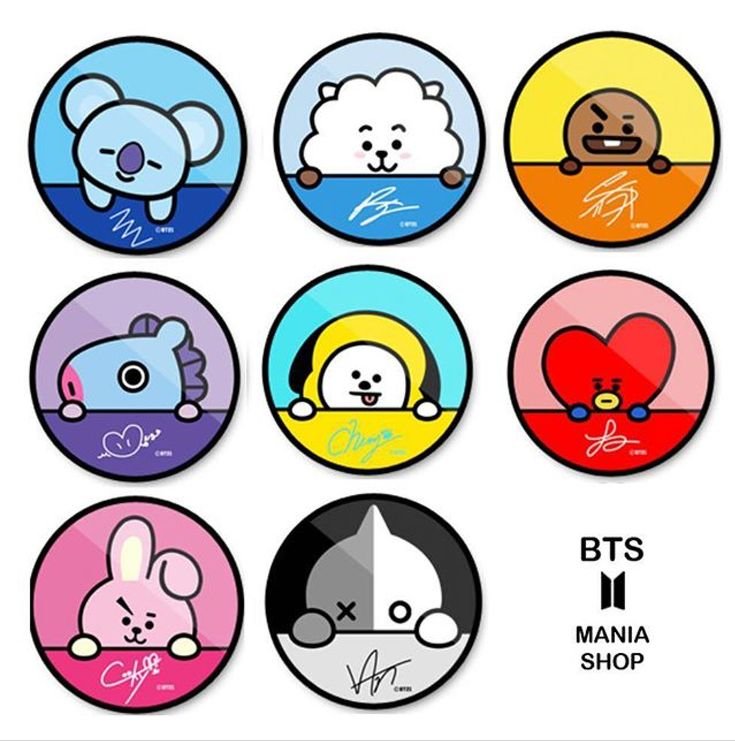 БТС Стикеры bt21