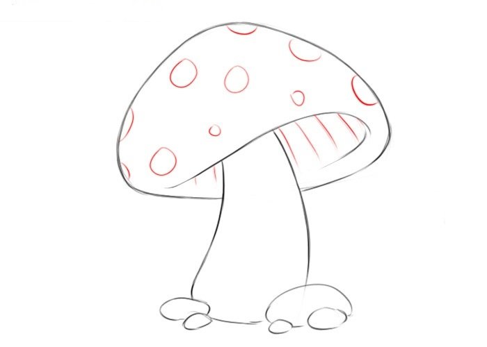 Рисунки грибов