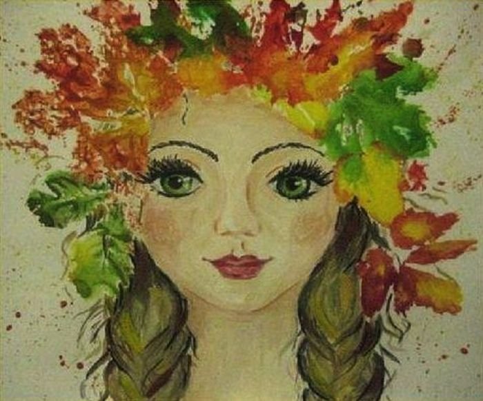 Лицо осени для детского сада
