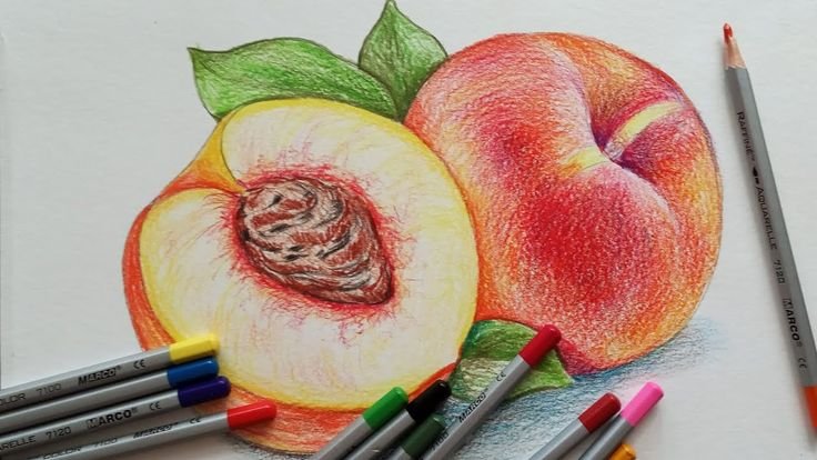 Картины цветными карандашами