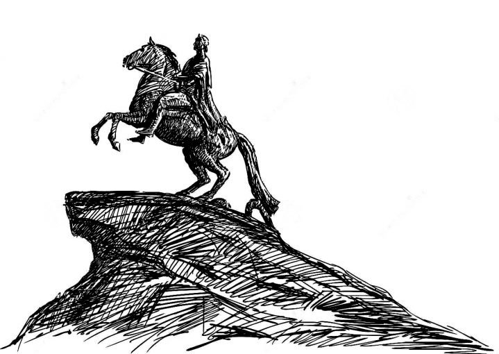 Медный всадник памятник в Санкт-Петербурге
