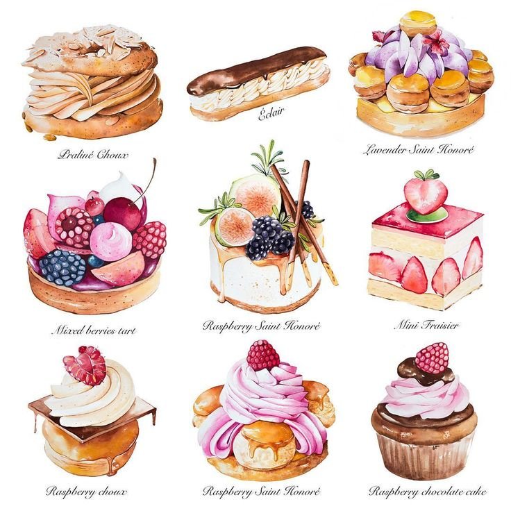 Рисунки еды