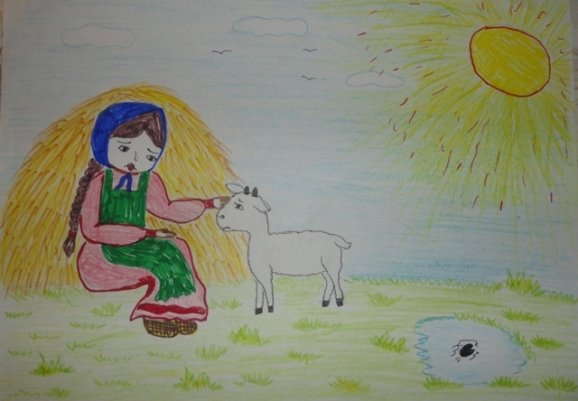 Сестрица алёнушка и братец Иванушка рисунок 1 класс