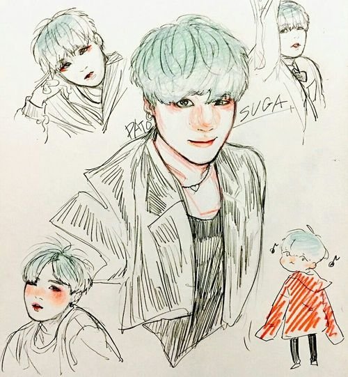 Арт Юнги из BTS