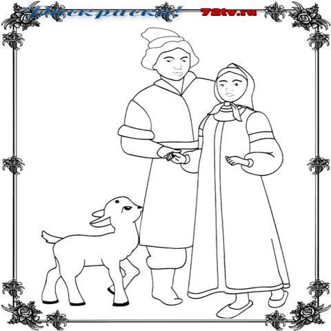 Рисунок карандашом к сказке сестрица Аленушка и братец Иванушка