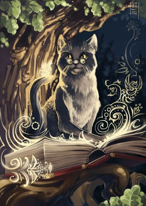 Кот Баюн у Лукоморья