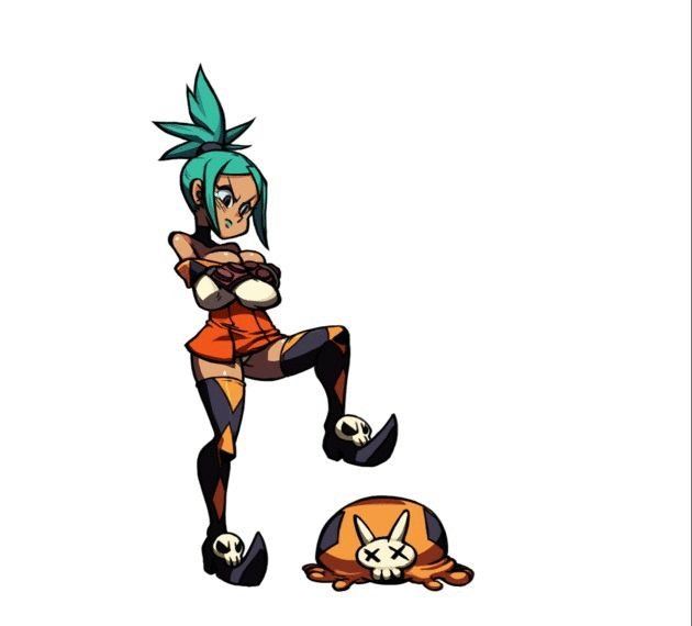 Церебелла Skullgirls спрайты
