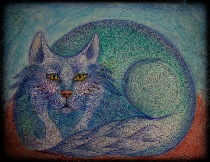 Кот Баюн картинки