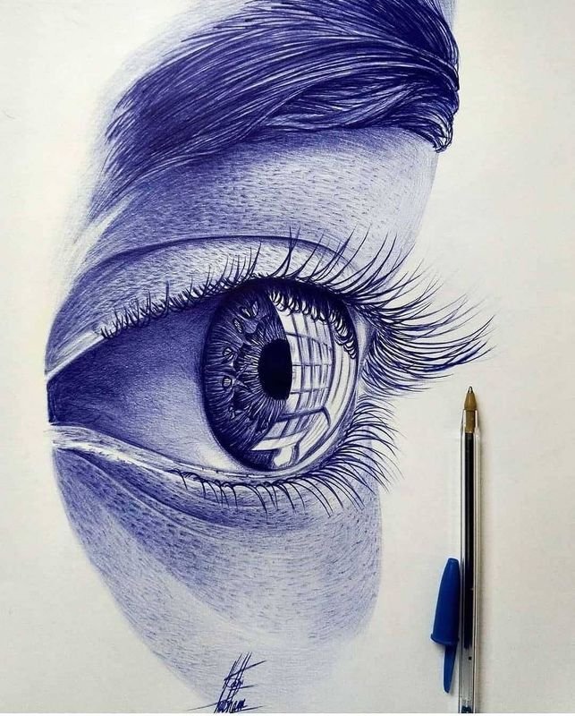 Рисуем шариковой ручкой