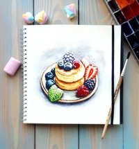 Сырники акварель
