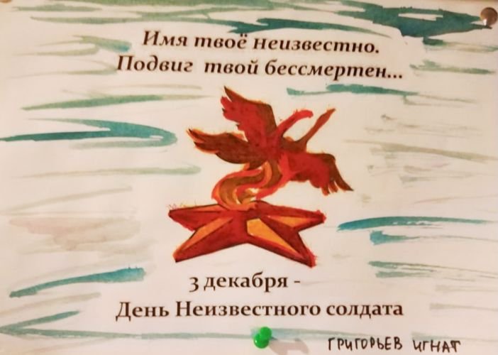 3 Декабря день неизвестного солдата картинки