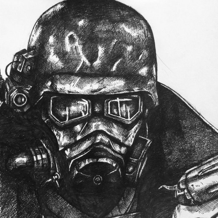 Рейнджер НКР Fallout New Vegas арт