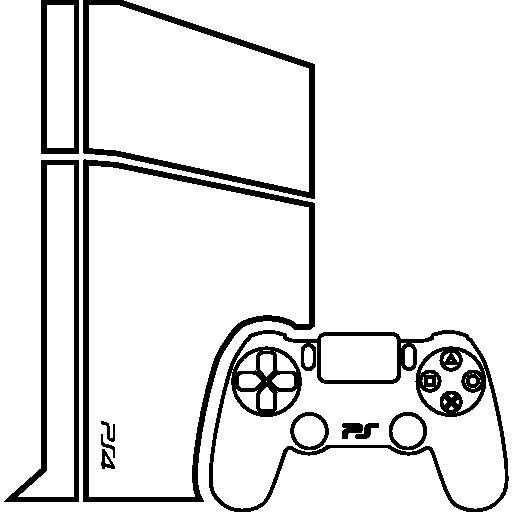 Значки в PLAYSTATION 4 сбоку