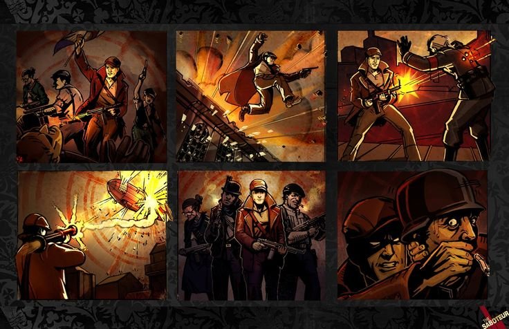 The Saboteur Art