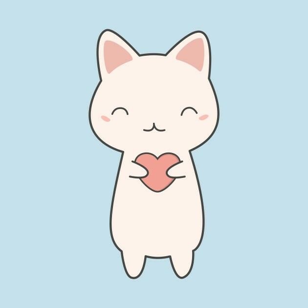 Рисунки для срисовки котики