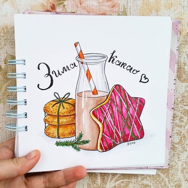Рисунки маркерами