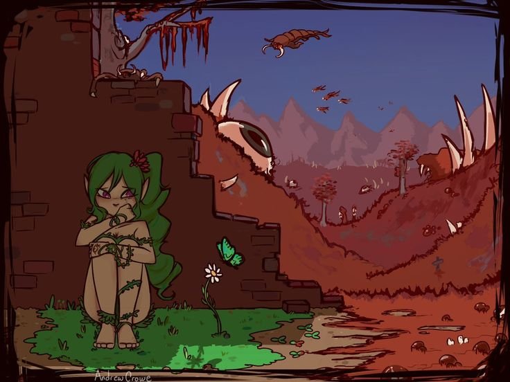 Дриада террария арт