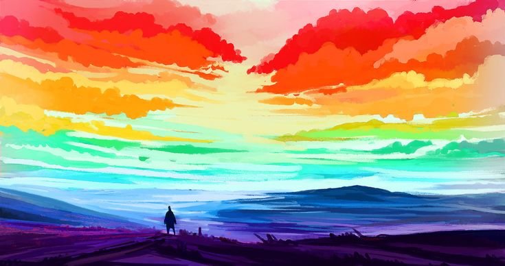 Пейзаж для рисования