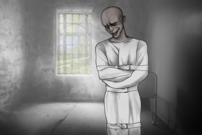 Человек в смирительной рубашке