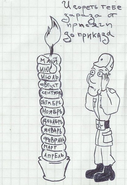 Прикольный рисунок проводы в армию