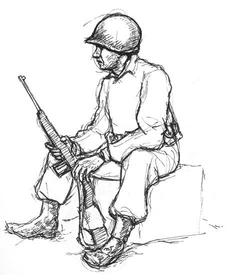 Военные рисунки