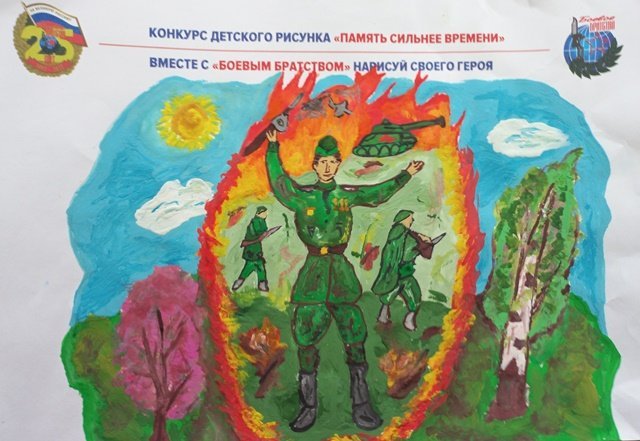 Конкурс рисунков память сильнее времени боевое братство
