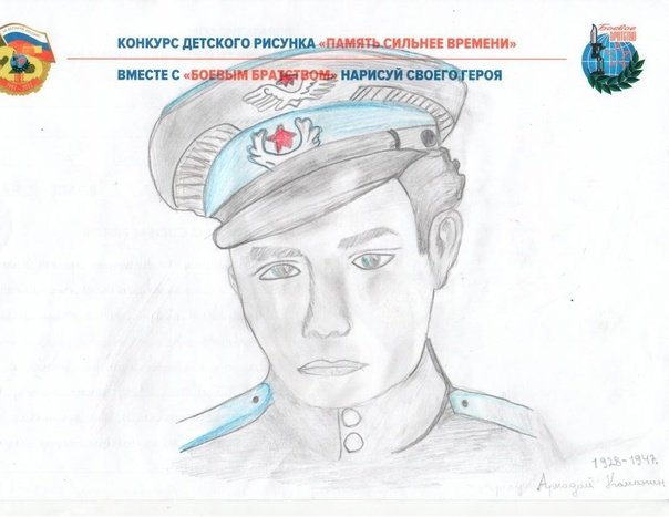 Конкурс детского рисунка боевое братство