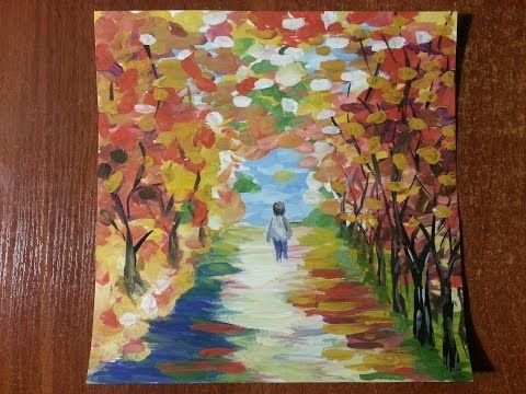 Осенний пейзаж 6 класс
