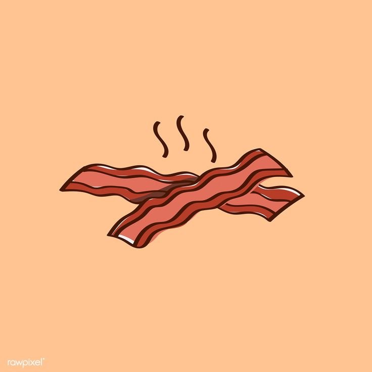 Бекон нарисованный