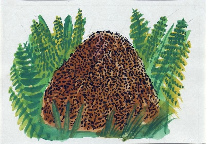 Муравейник мультяшный