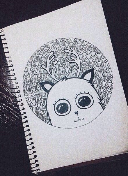 Небольшие рисунки для скетчбука