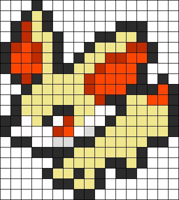 Рисунки по клеточкам покемоны