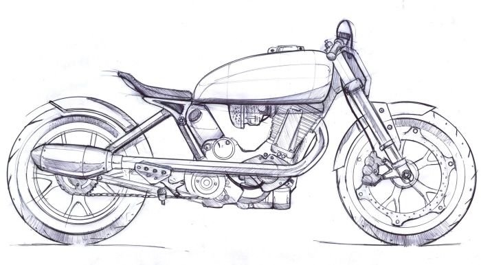 ИЖ Планета 5 Cafe Racer