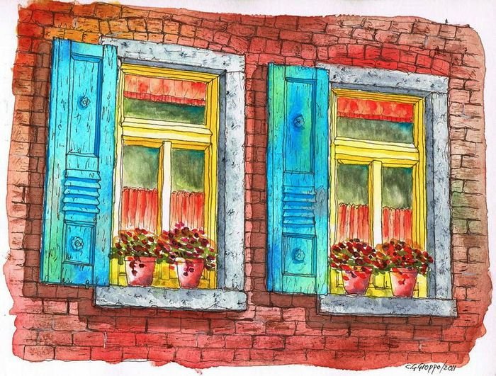 Окошко рисунок