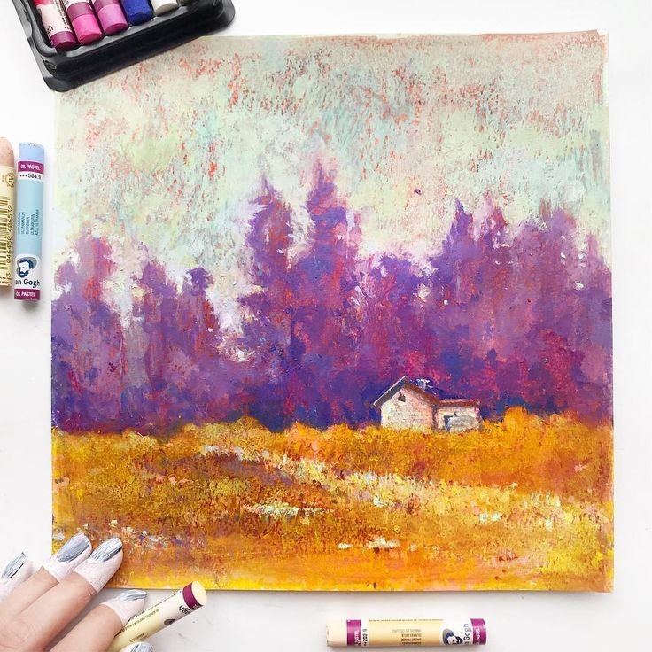 Идеи для рисунков пастелью