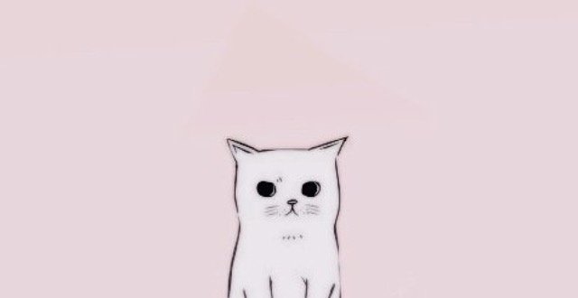 Коты рисунки Минимализм