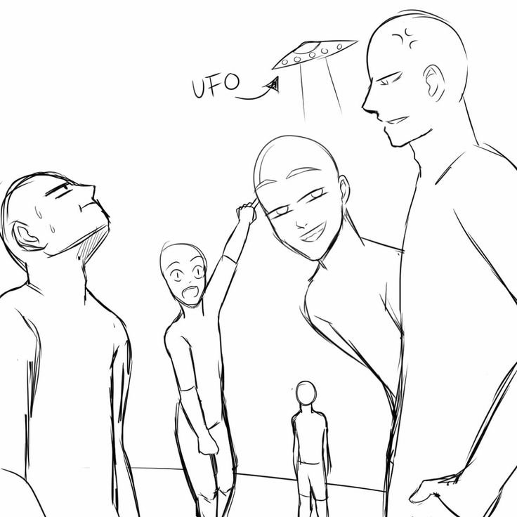 Позы для рисования