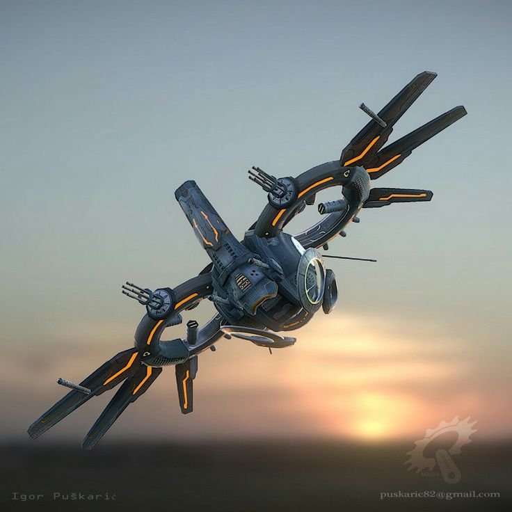 Дроны Sci Fi