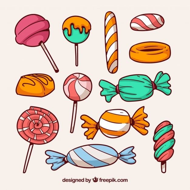 Конфеты для рисования для детей