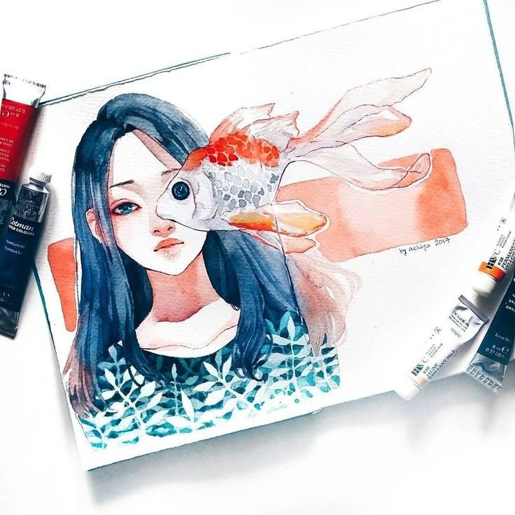 Красивые рисунки для скетчбука