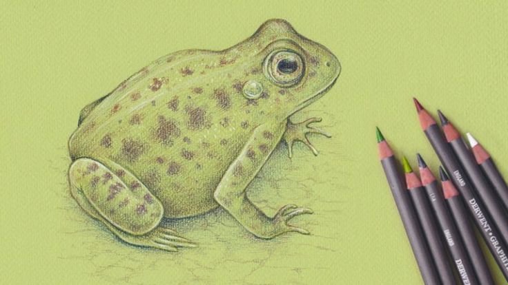 Лягушка рисунок