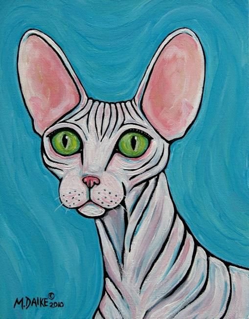 Сфинкс кошка рисунок карандашом