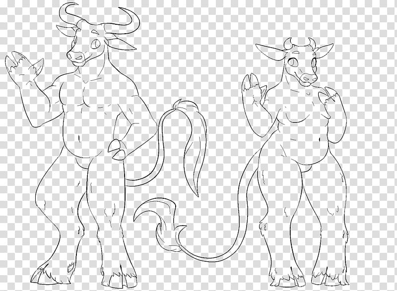 Фурри бык арт