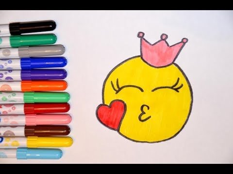 Смайлики фломастером