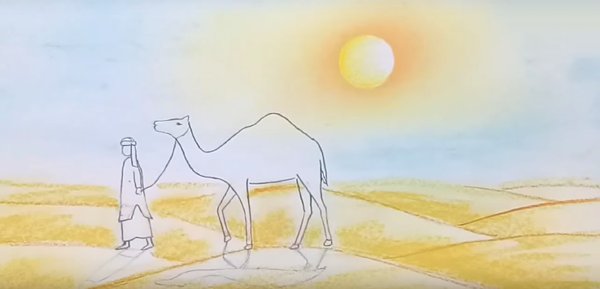 Пустыня рисование для детей