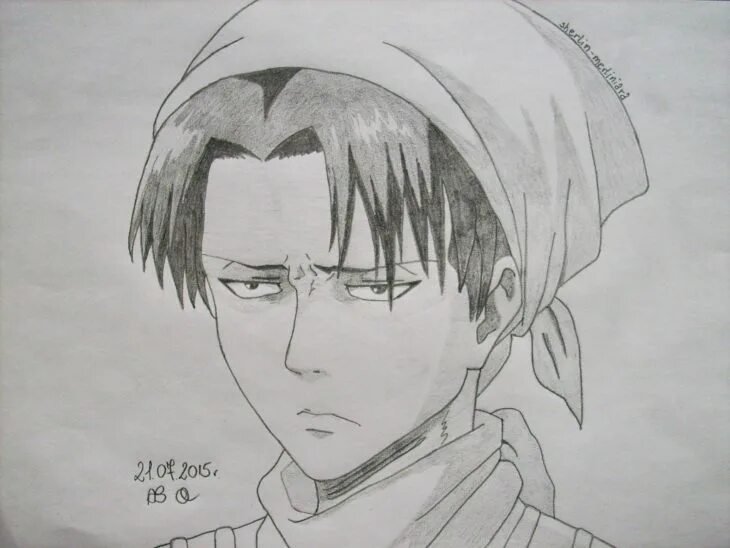 Леви Аккерман портрет