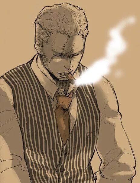 Smoker one piece Art