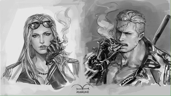 Hina x Smoker